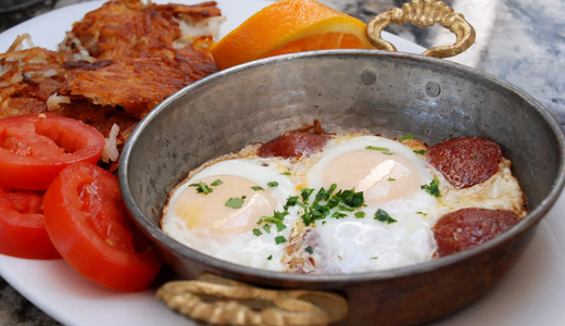 GG's Turkish Pan Fried Eggs