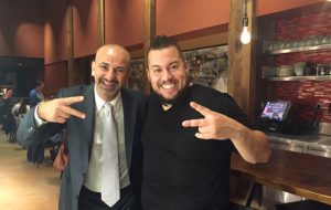 Ahmed Labatte and Chef Amar Santana