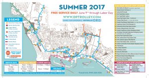 Dana Point Trolley Map 2017