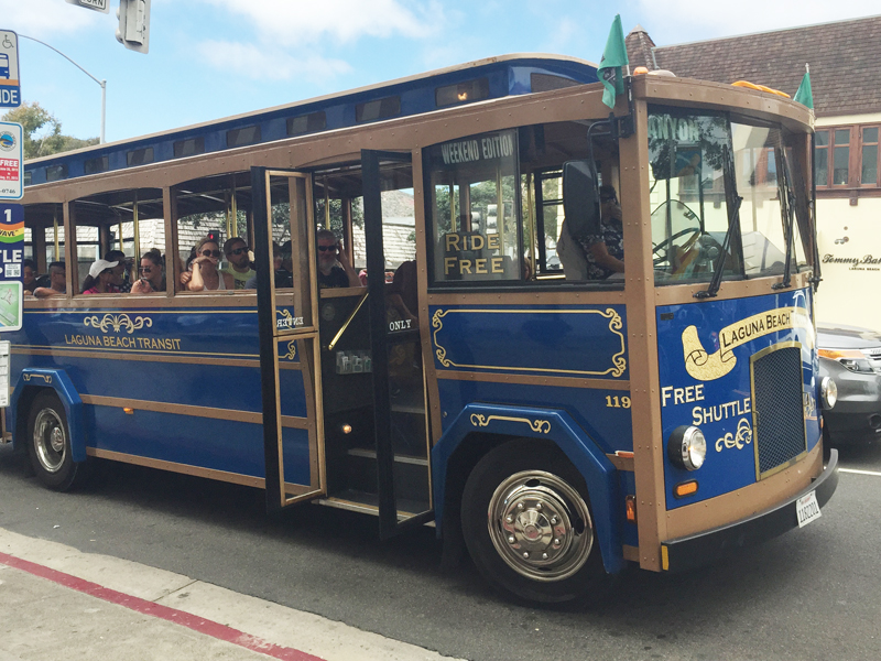 Laguna Beach and Dana Point Trolley Maps Summer 2017