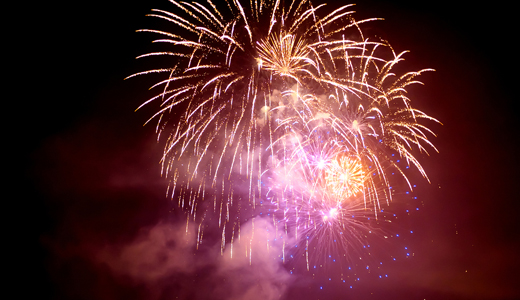 Laguna Beach fireworks show 2017